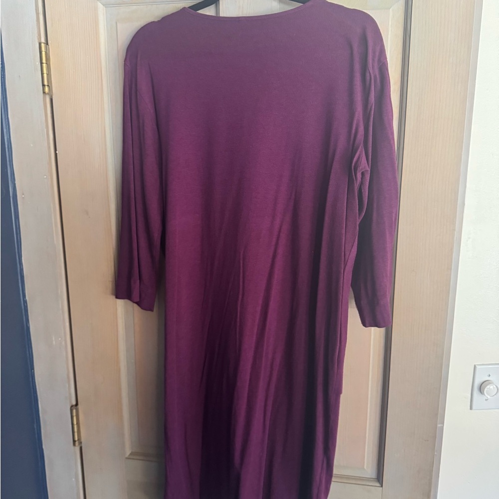 Blue Canoe organic cotton dress with asymmetric front line - Picture 4 of 4